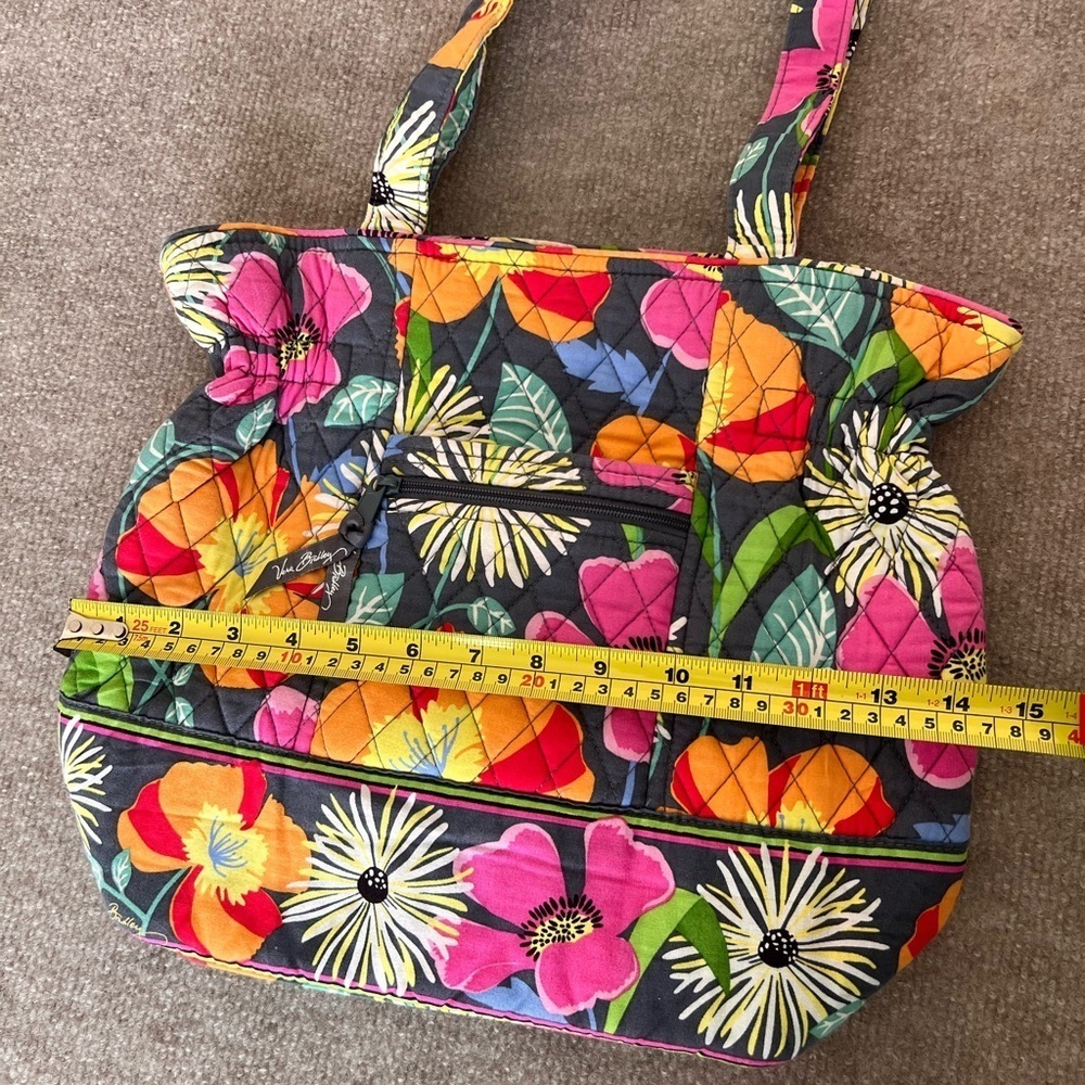Vera Bradley Floral Quilted Tote Bag - Picture 3 of 7
